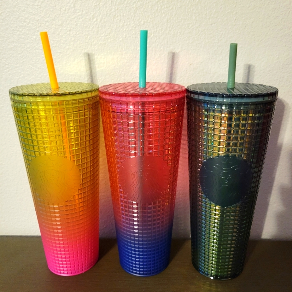 Starbucks Venti size Grid Tumbler set of 3! NWT